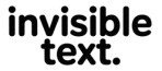 invisible text