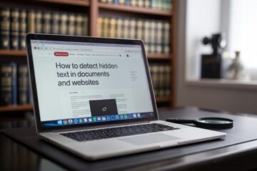 How to Detect Hidden Text in Documents and Websites