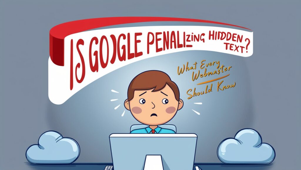Is Google Penalizing Hidden Text? What Every Webmaster Should Know