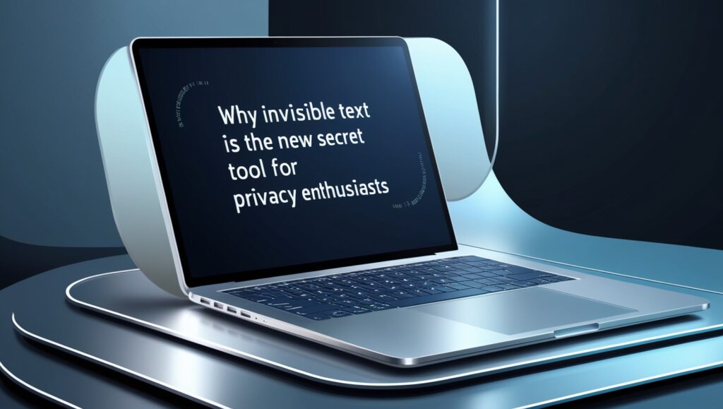 Why Invisible Text Is the New Secret Tool for Privacy Enthusiasts