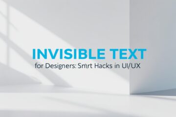 Invisible Text for Designers: Smart Hacks in UI/UX
