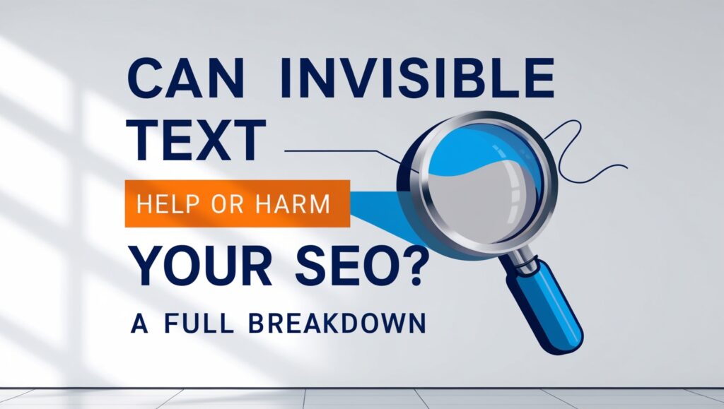 Can Invisible Text Help or Harm Your SEO? A Full Breakdown